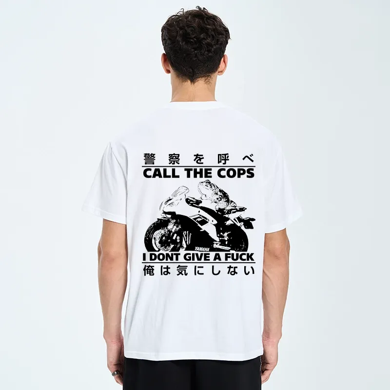 Tokyo-Tiger Funny Frog Riding A Motorcycle Back Classic T-Shirt