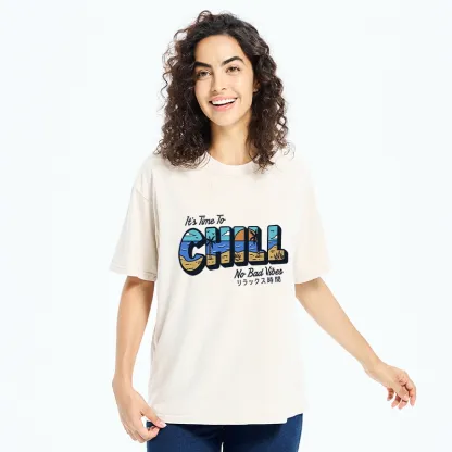 Tokyo-Tiger It's Time To Chill Washed T-Shirt