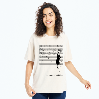 Tokyo-Tiger Black Cat Sabotage Washed T-Shirt