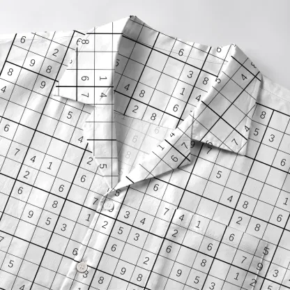 Tokyo-Tiger Sudoku Japanese Hawaiian Shirt