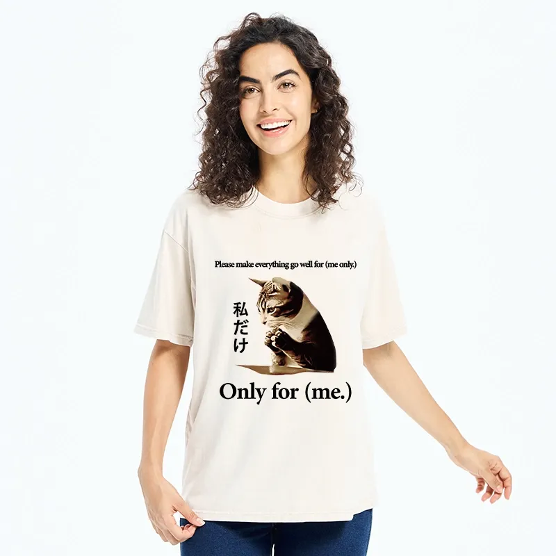 Tokyo-Tiger Only Me Everything's Fine Washed T-Shirt
