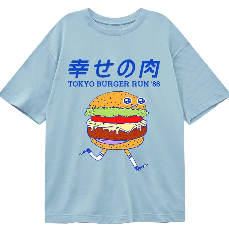 Tokyo-Tiger Tokyo Burger Run Japanese Classic T-Shirt