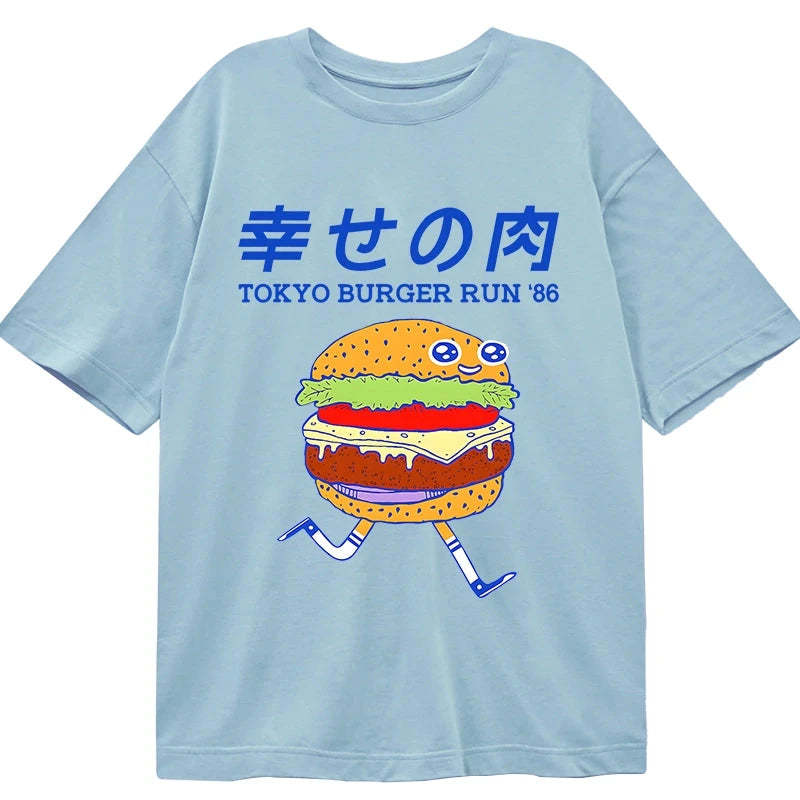 Tokyo-Tiger Tokyo Burger Run Japanese Classic T-Shirt
