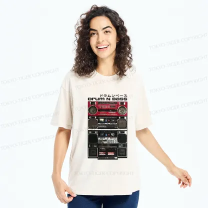 Tokyo-Tiger Drum And Bass Washed T-Shirt