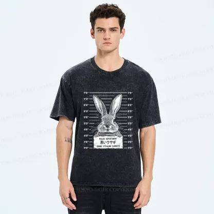 Tokyo-Tiger The Arrested Rabbit Washed T-Shirt