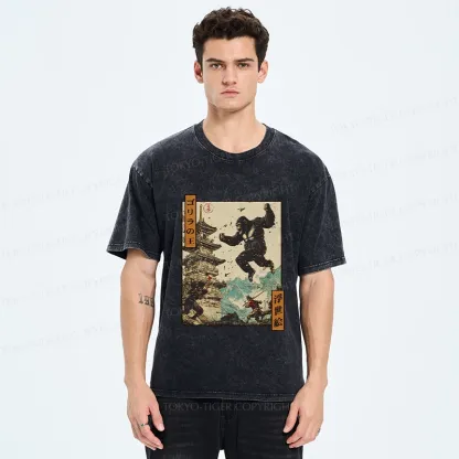 Tokyo-Tiger The Gorilla King Washed T-Shirt