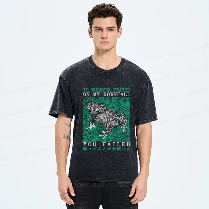 Tokyo-Tiger Your Expectations Are Dashed Washed T-Shirt