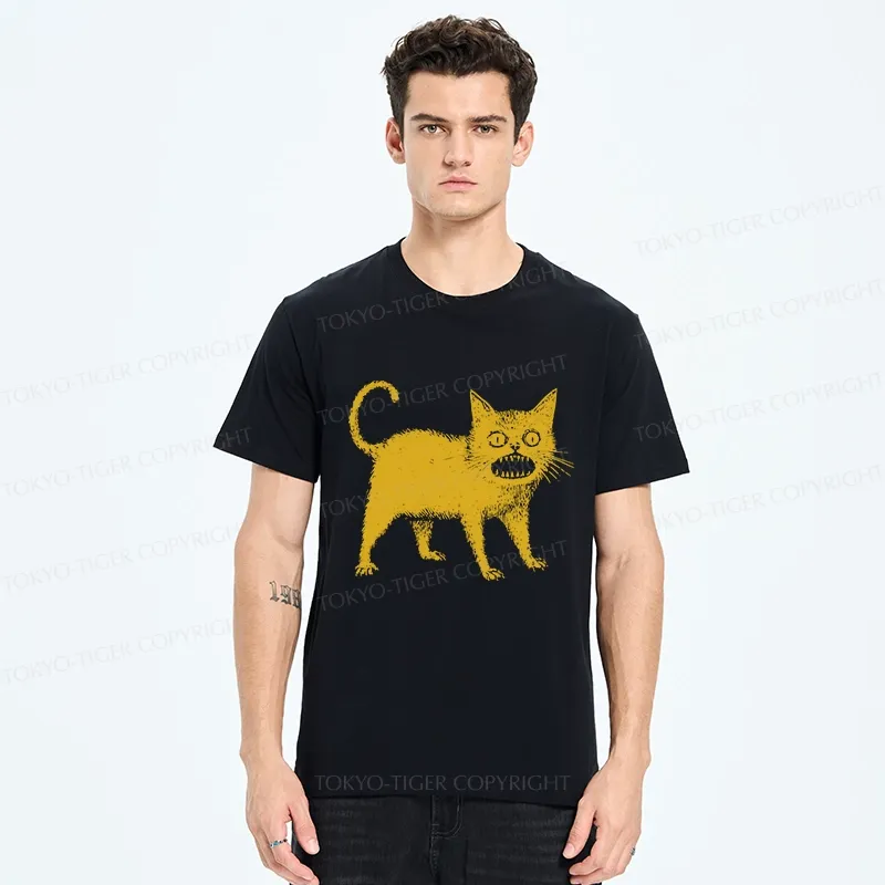 Tokyo-Tiger Horrible Japanese Cat Classic T-Shirt