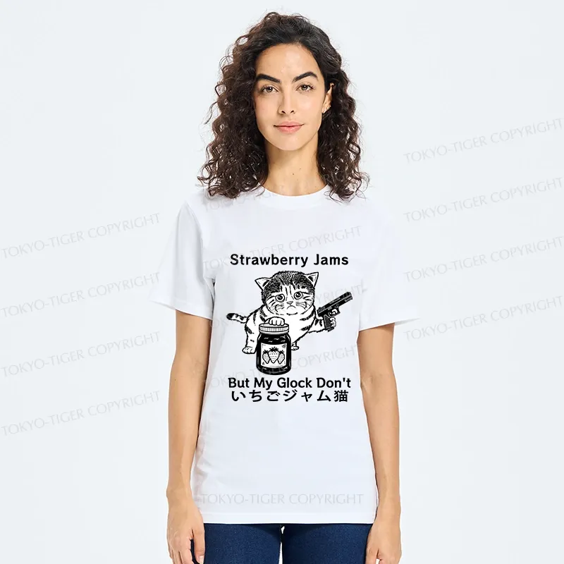 Tokyo-Tiger Strawberry Jam Cat Classic T-Shirt