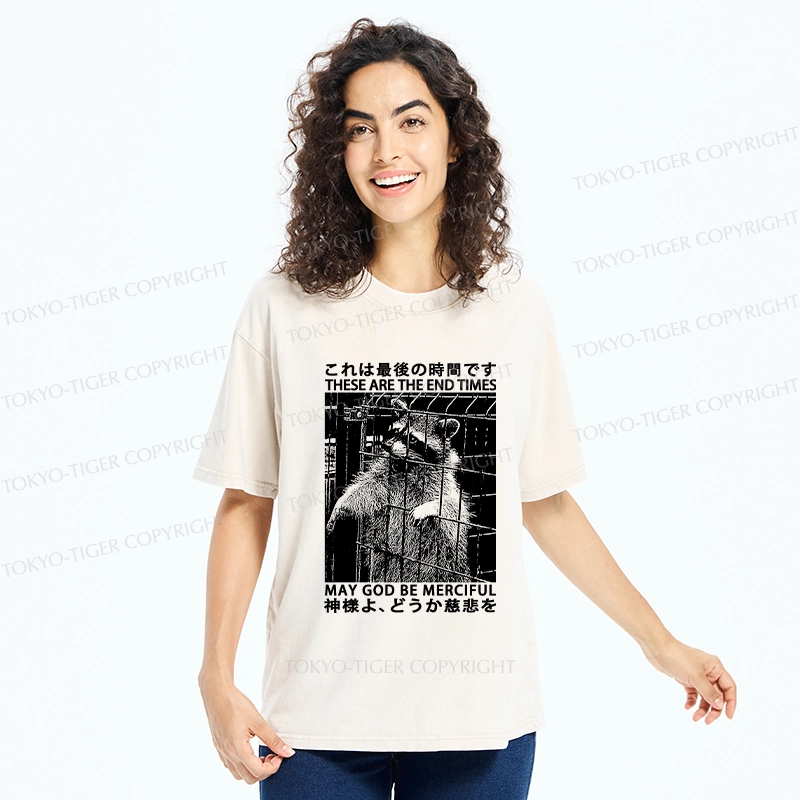 Tokyo-Tiger May God Be Merciful Washed T-Shirt