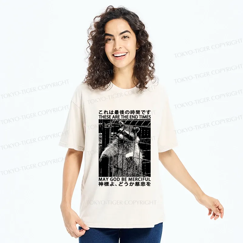 Tokyo-Tiger May God Be Merciful Washed T-Shirt