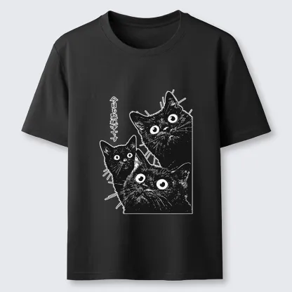Tokyo-Tiger Three Cats Are Watching You Today Classic T-Shirt
