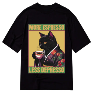 Image of Tokyo-Tiger Up Caffeine Down Depression Classic T-Shirt