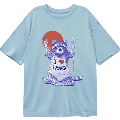 Tokyo-Tiger I love Trash Classic T-Shirt