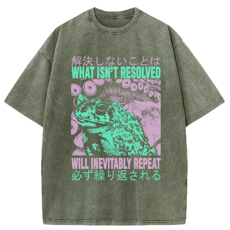 Tokyo-Tiger What Ist Resolved Forg Washed T-Shirt