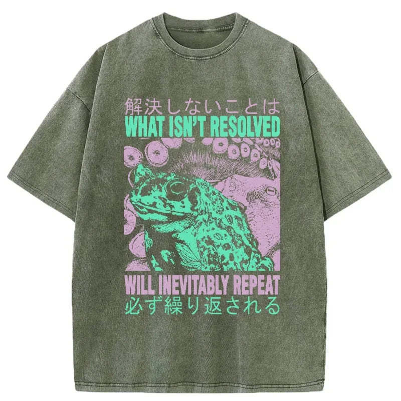 Tokyo-Tiger What Ist Resolved Forg Washed T-Shirt