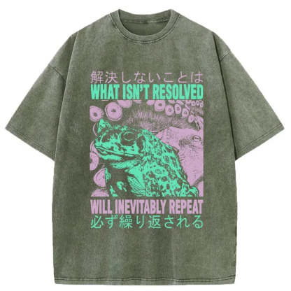 Tokyo-Tiger What Ist Resolved Forg Washed T-Shirt