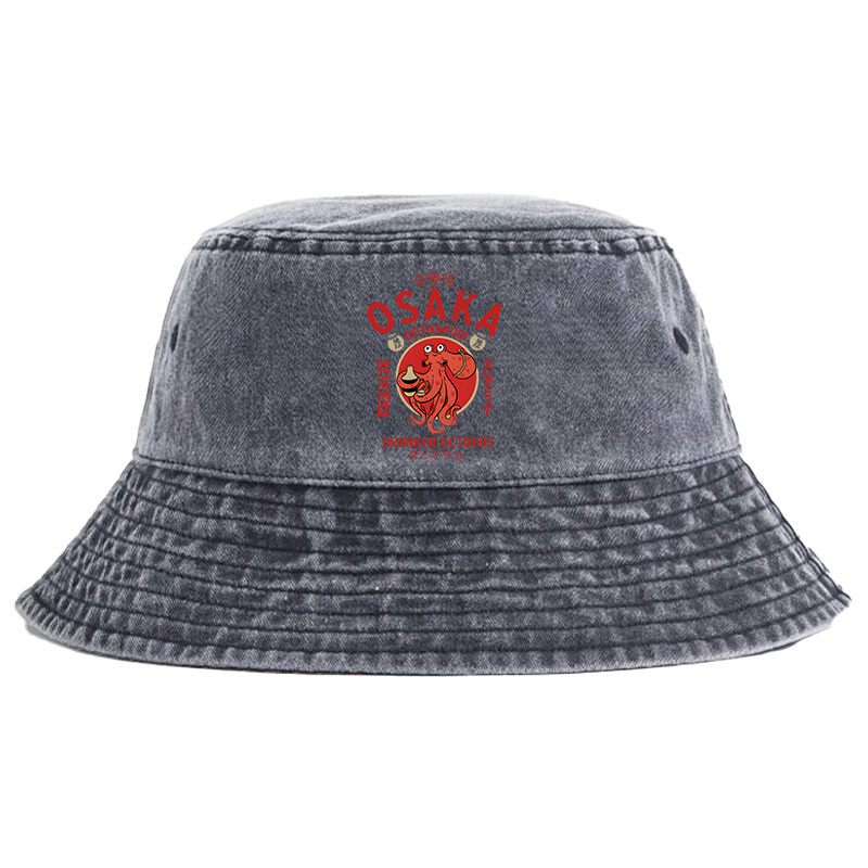 Tokyo-Tiger Drunken Octopus Japan Washed Bucket Hat