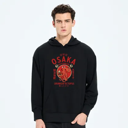 Tokyo-Tiger Drunken Octopus Japan Classic Hoodie