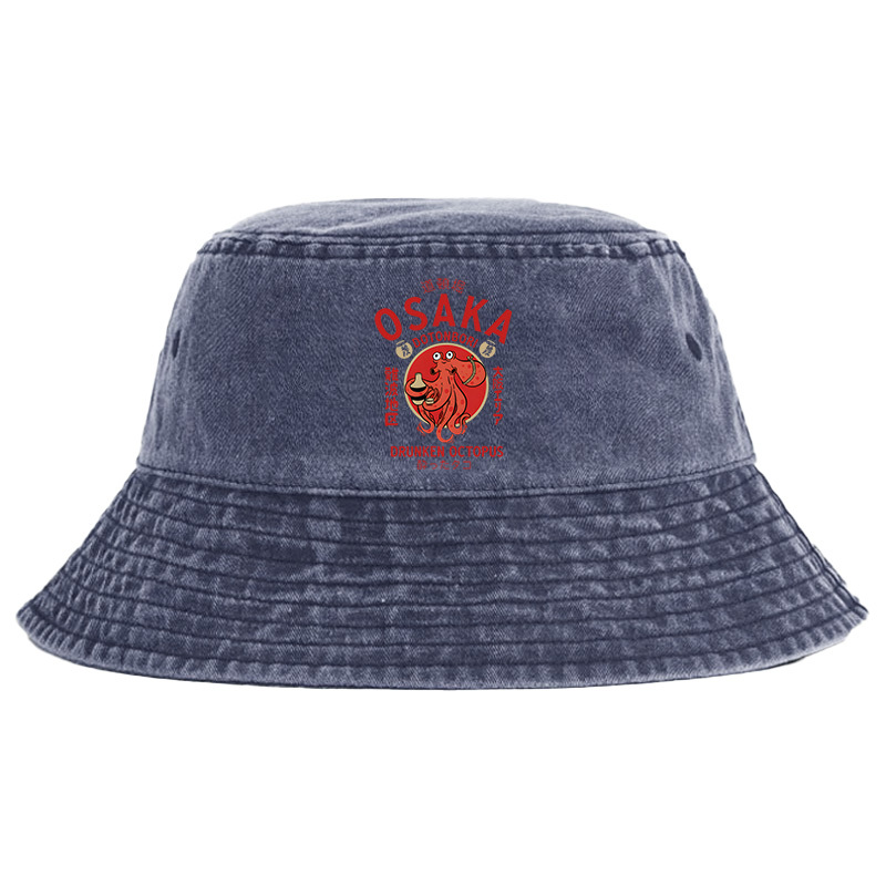 Tokyo-Tiger Drunken Octopus Japan Washed Bucket Hat Sale