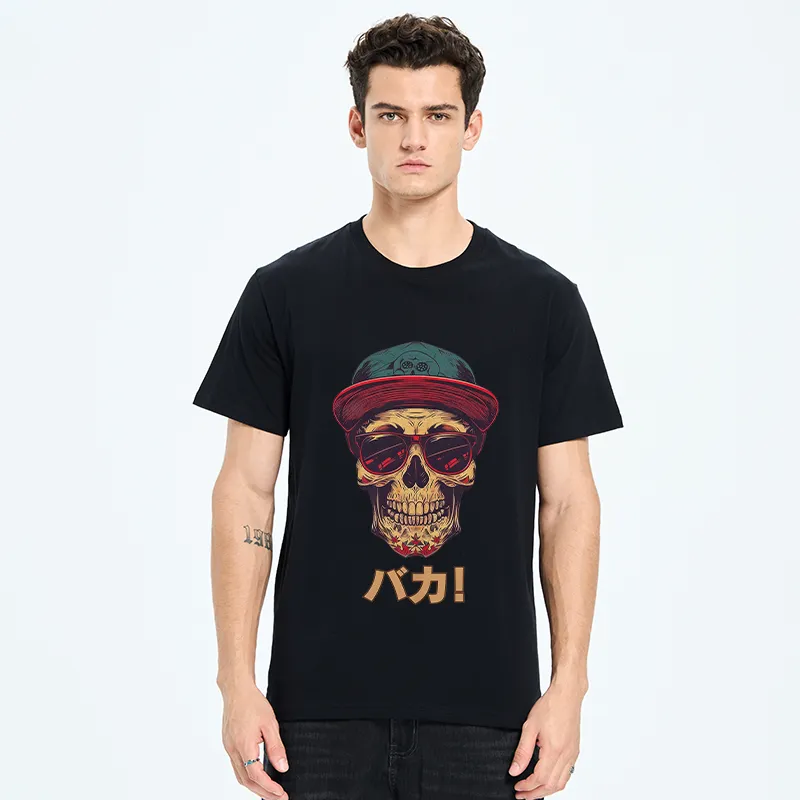 Tokyo-Tiger Fashion Skull Japanese Classic T-Shirt