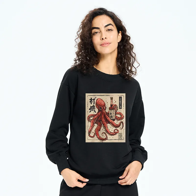 Tokyo-Tiger Osaka Saké Octopus Sweatshirt