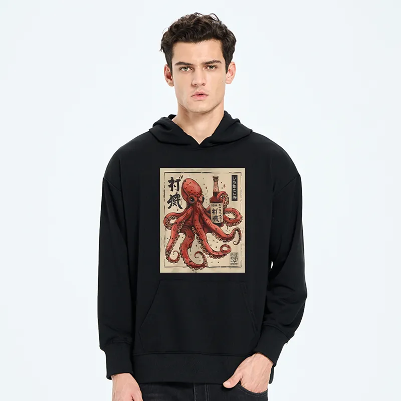 Tokyo-Tiger Osaka Saké Octopus Classic Hoodie