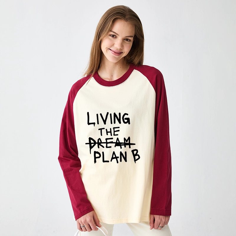 Tokyo-Tiger Implement Plan B Raglan Long Sleeve T-shirt