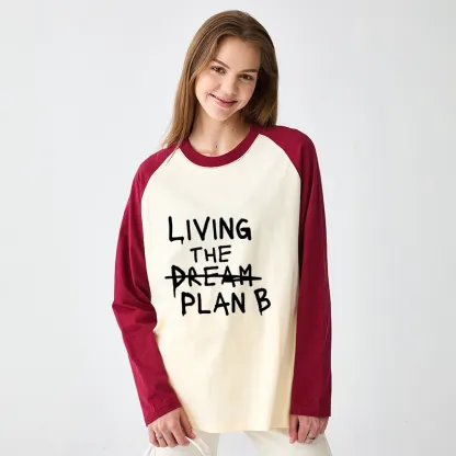 Tokyo-Tiger Implement Plan B Raglan Long Sleeve T-shirt