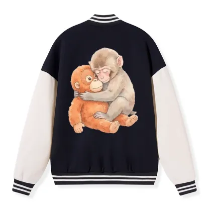 Tokyo-Tiger Poor Punch Embroidery Varsity Jacket