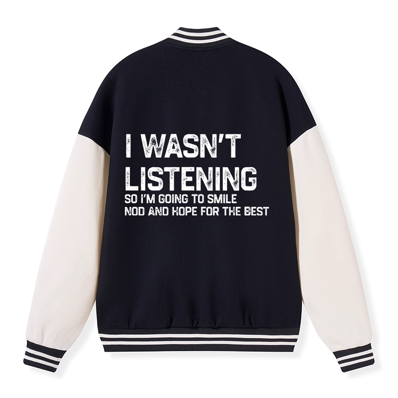 Tokyo-Tiger Indifferent To Everything Embroidery Varsity Jacket