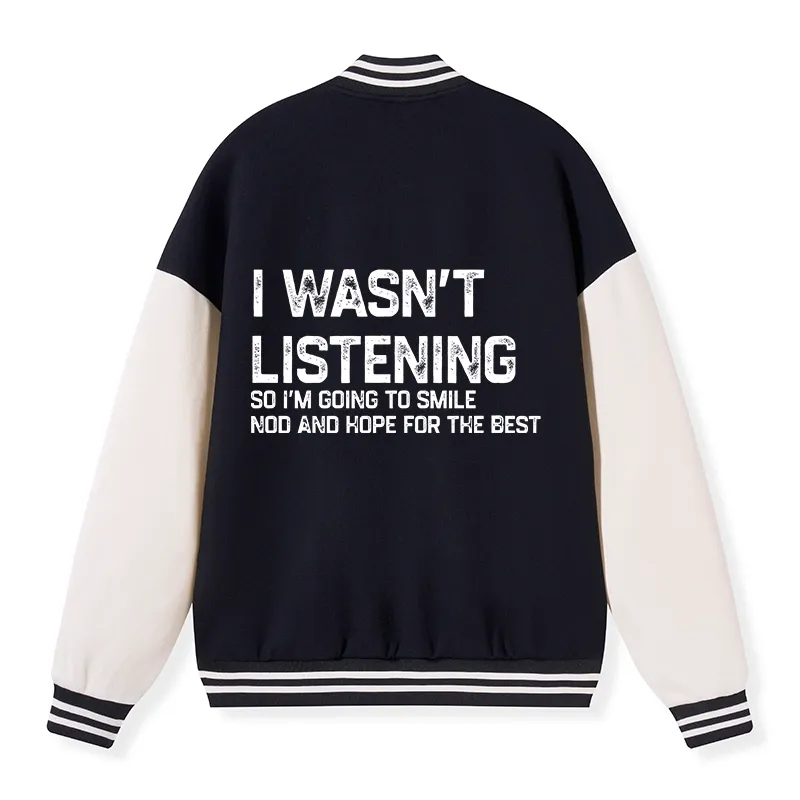 Tokyo-Tiger Indifferent To Everything Embroidery Varsity Jacket Sale