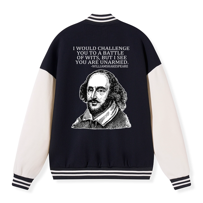 Tokyo-Tiger Your Intelligence Is Inferior To Mine Embroidery Varsity Jacket