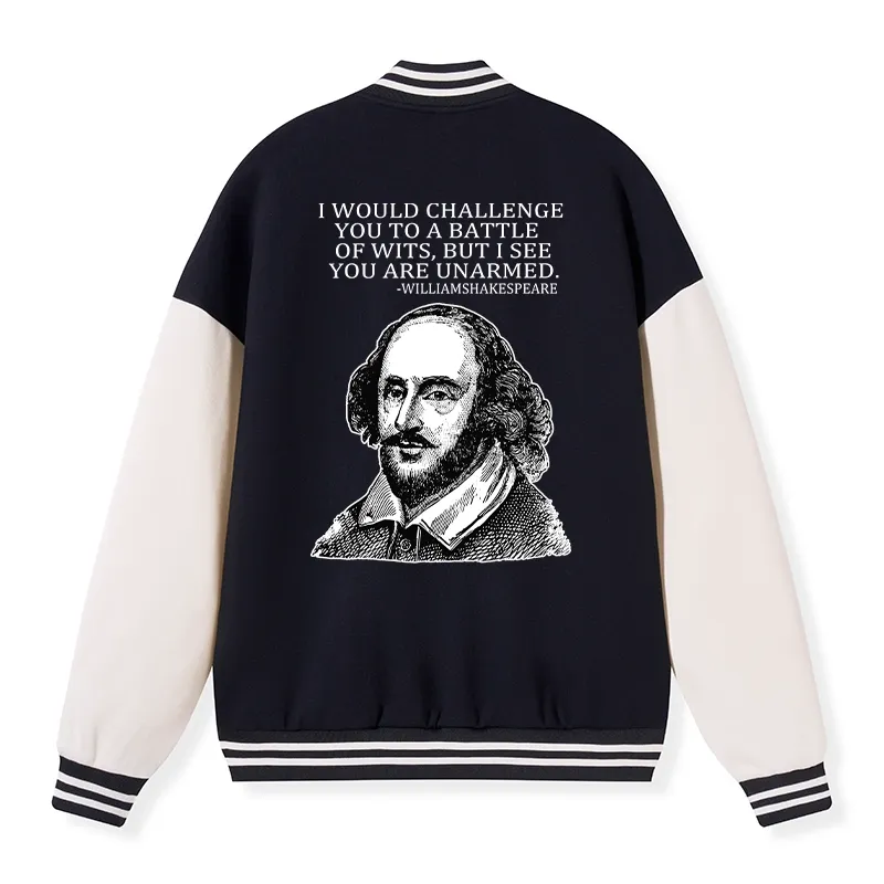 Tokyo-Tiger Your Intelligence Is Inferior To Mine Embroidery Varsity Jacket Sale