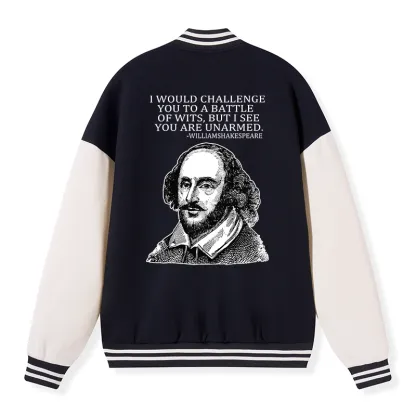 Tokyo-Tiger Your Intelligence Is Inferior To Mine Embroidery Varsity Jacket