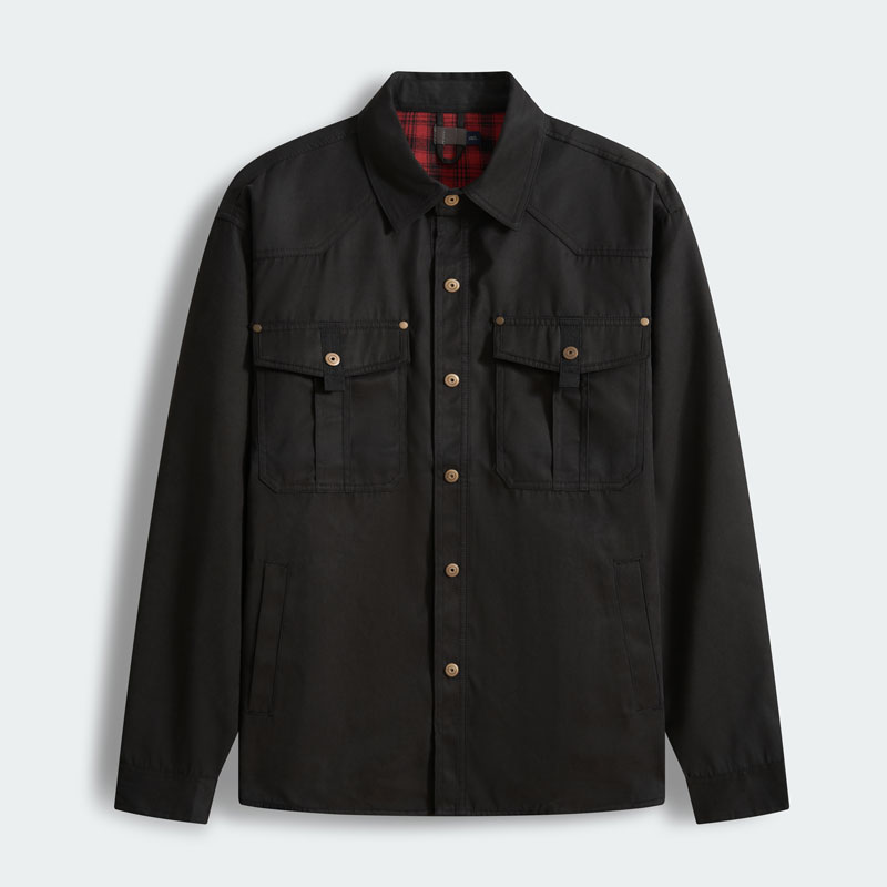 ジャケット・アウター pitohui black cotton silk flannel pitohui black cotton silk flannel