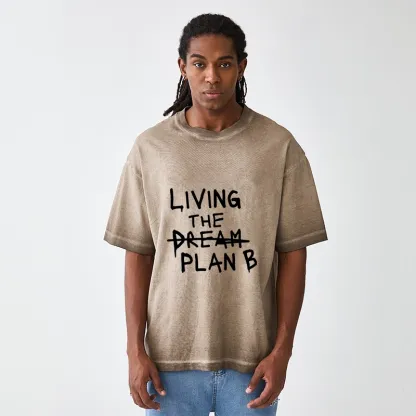 Tokyo-Tiger Implement Plan B Gradient Washed T-Shirt