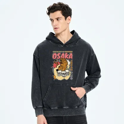 Tokyo-Tiger Osaka Tiger Washed Hoodie