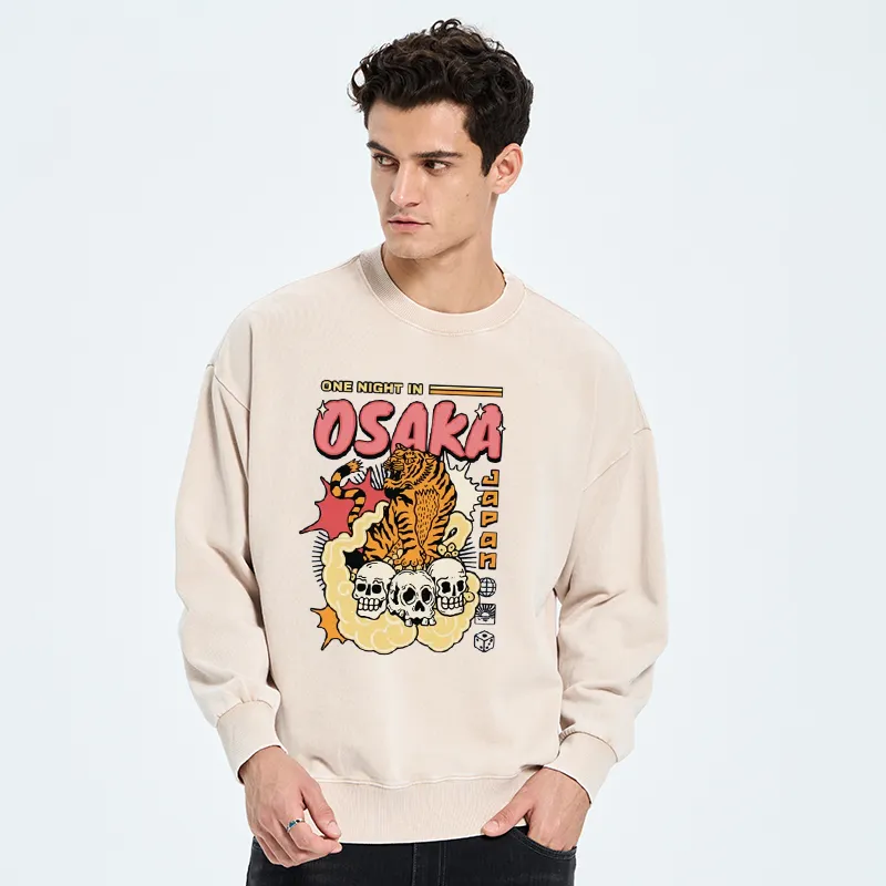 Tokyo-Tiger Osaka Tiger Washed Sweatshirt