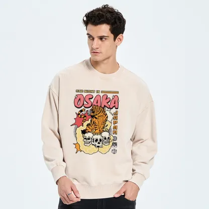 Tokyo-Tiger Osaka Tiger Washed Sweatshirt