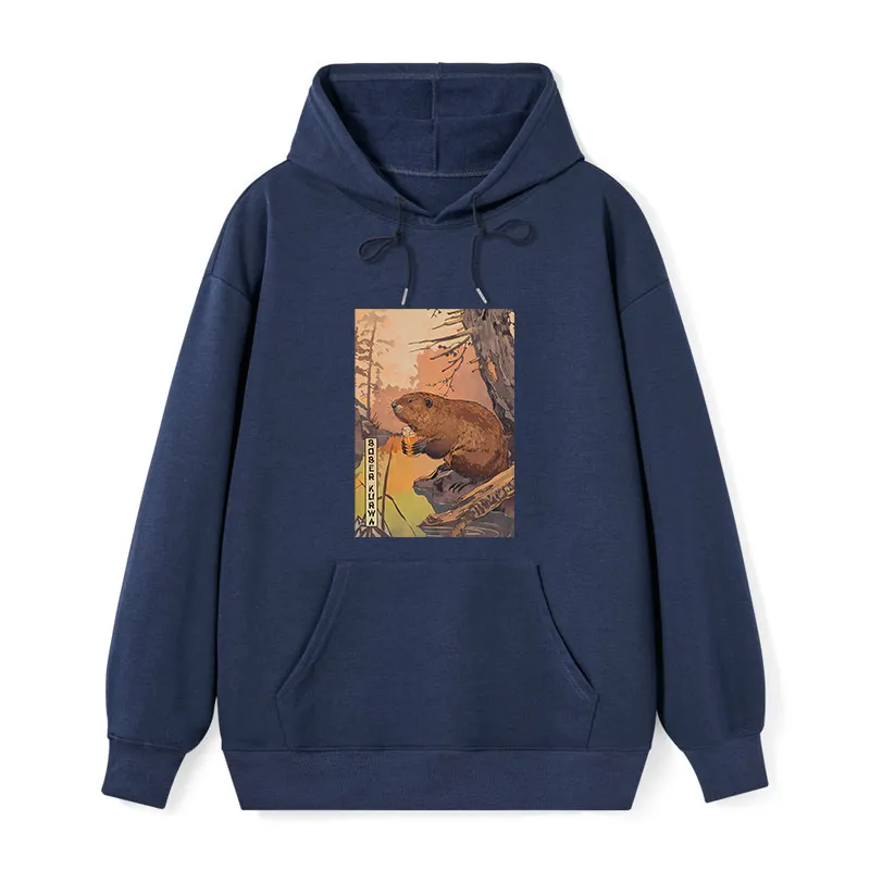Tokyo-Tiger Beaver By The River Classic Hoodie