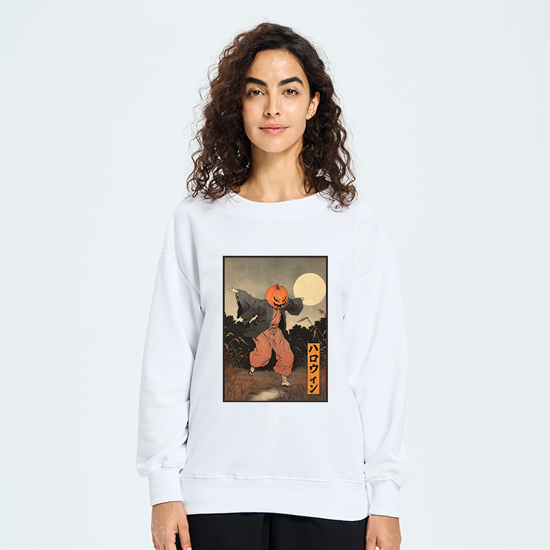 Tokyo-Tiger Japanese Pumpkin Monster Sweatshirt