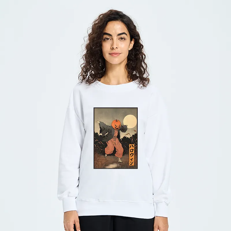 Tokyo-Tiger Japanese Pumpkin Monster Sweatshirt