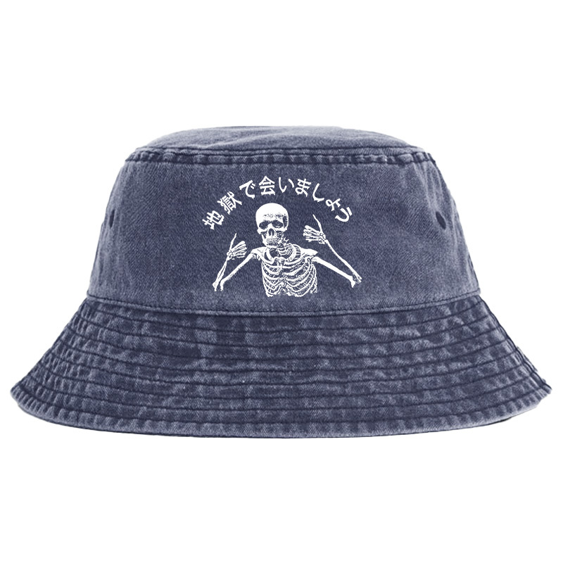 Tokyo-Tiger See You In Hell Japanese Washed Bucket Hat