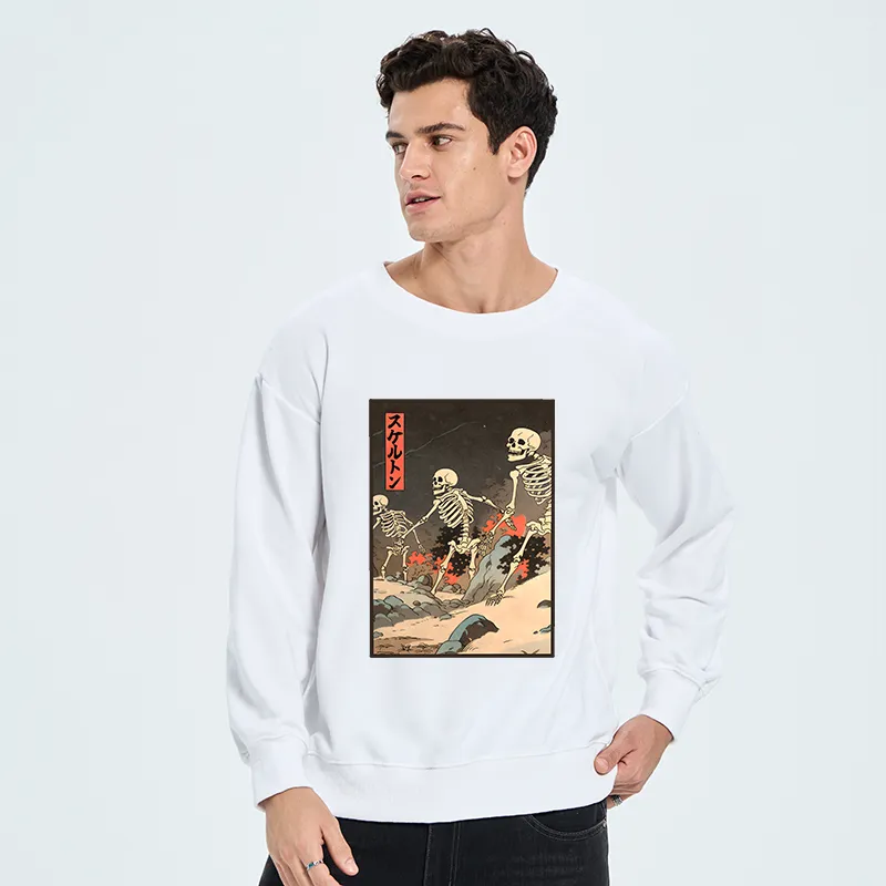 Tokyo-Tiger Japanese Rising Skeletons Sweatshirt