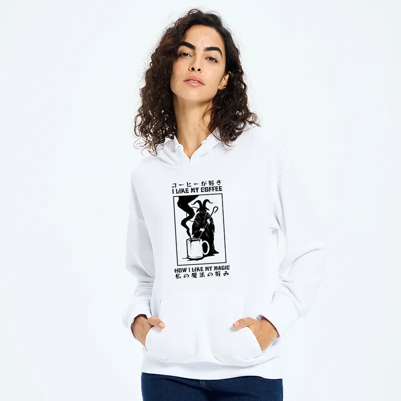 Tokyo-Tiger I Like My Coffee Classic Hoodie