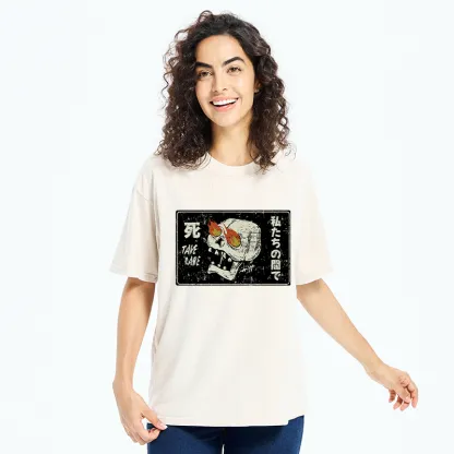 Tokyo-Tiger Take Care Japanese Washed T-Shirt