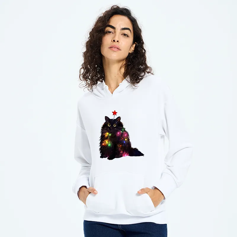 Tokyo-Tiger Christmas Lights Cat Classic Hoodie