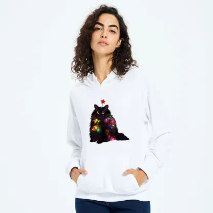 Tokyo-Tiger Christmas Lights Cat Classic Hoodie