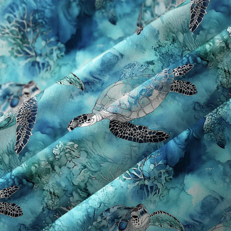 Tokyo-Tiger Oceanic Turtle Aloha Hawaiian Shirt